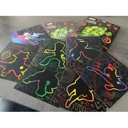 Les Ateliers De Cartes À Gratter Marvel Hachette Jeunesse