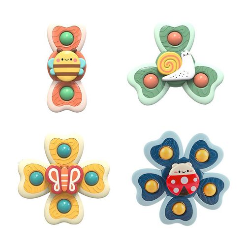 Jouet Bébé 1 An,Jouet Ventouse Bébé, Spinner, Jouets De Bain, Jouet Enfant 1 2 3 Ans, Jeux Enfant 1 2 3 Ans, Cadeau Bébé