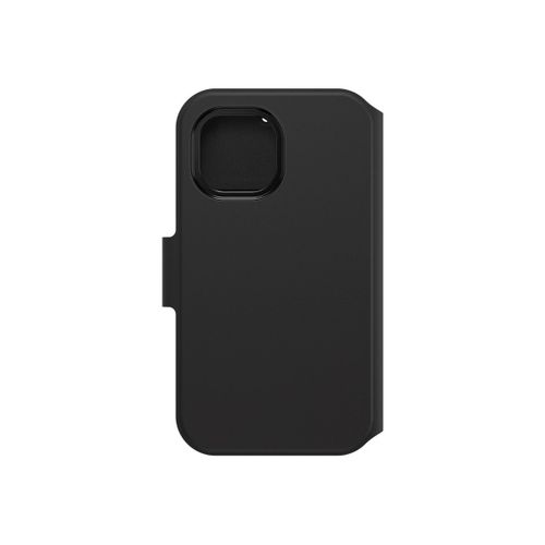 Otterbox Strada Series Via - Boîtier De Protection Étui À Rabat Pour Téléphone Portable - Polyuréthane, Polycarbonate - Noir - Pour Apple Iphone 14