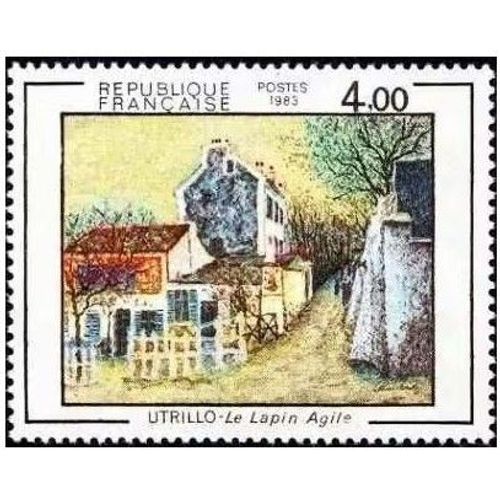 France 1983, Très Beau Timbre Neuf** Luxe Yvert 2297 - Art : Tableau De Maurice Utrillo (1883-1955), Restaurant 'le Lapin Agile' - 4.00 Fr. -
