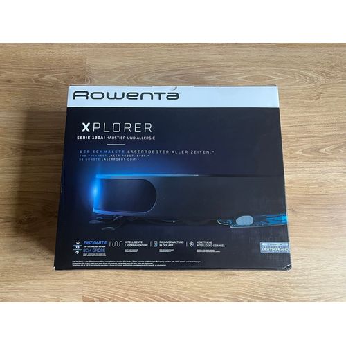 Rowenta X-Plorer Série 130AI, Aspirateur robot, Navigation intelligente, 120min