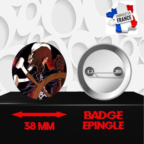 Badge À Épingle 38 Mm Manga Albator Captain Harlock 267