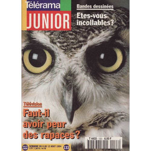 Télérama Junior / 06-08-1994 N°133 : Marie Gillain (2p) - Laurent Hilaire (6p) - Marie José Pérec (2p)