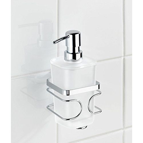 Wenko 20416100 Premium Distributeur De Savon Inox 8,5 X 9 X 21 Cm