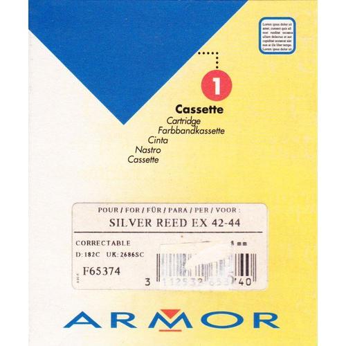 Ruban cassette correctable pour Silver Reed Ex 42-44 - ARMOR