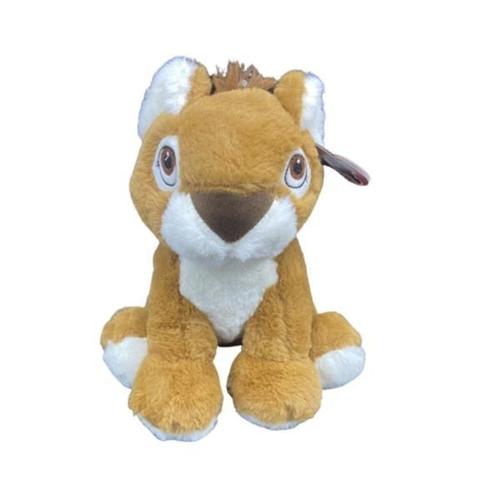 Peluche Lion, Marron, 26 X 24 X 24 Cm (Hxlxl), Polyester