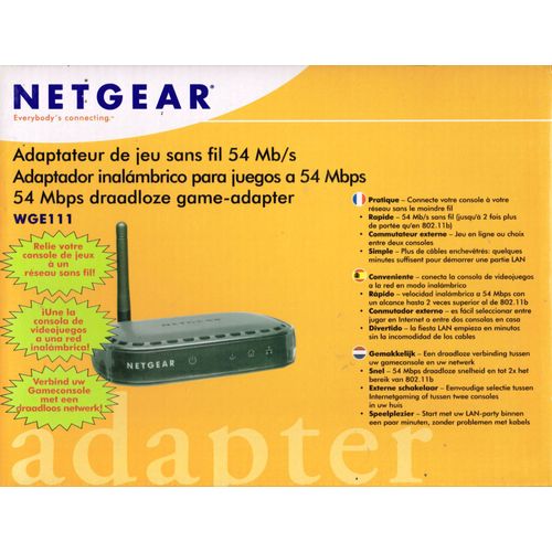 Adaptateur Ethernet WIFI NETGEAR WGE111FS