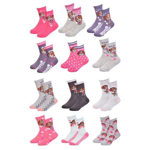 Chaussettes Fille Licence Pack De 12 Paires Surprise Pack 12 Pat Patrouille