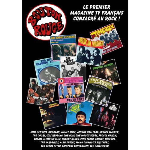 Bouton Rouge : Le Premier Magazine Tv Français Consacré Au Rock ! - 2 Dvd - 50 Titres