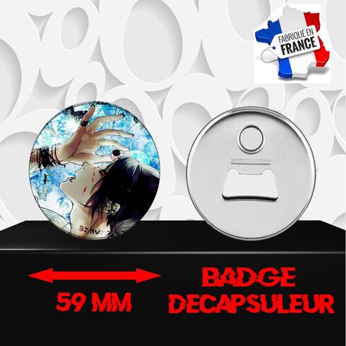 Magnet Décoratif Décapsuleur Aimanté 59 Mm Manga Tokyo Ghoul 258