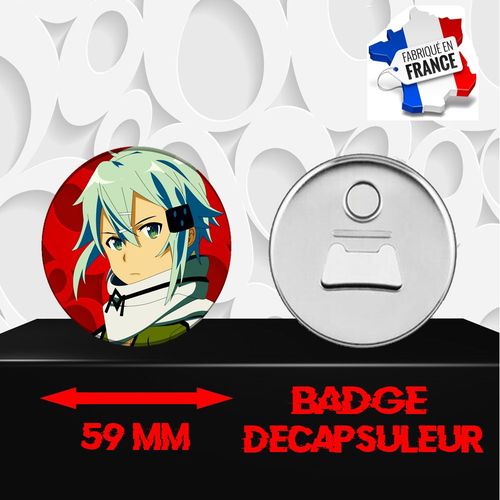 Magnet Décoratif Décapsuleur Aimanté 59 Mm Manga Sword Art Online Sao 264