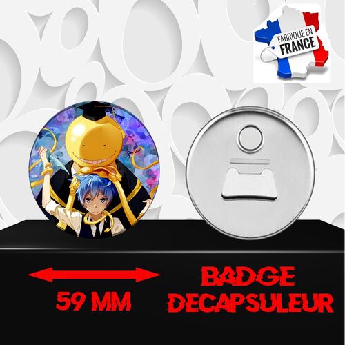 Magnet Décoratif Décapsuleur Aimanté 59 Mm Manga Assassination Classroom 285