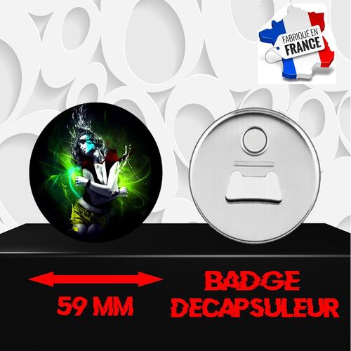 Magnet Décoratif Décapsuleur Aimanté 59 Mm Glamour 296