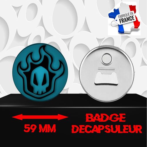 Magnet Décoratif Décapsuleur Aimanté 59 Mm Manga Bleach 291