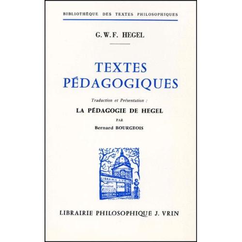 Textes Pédagogiques