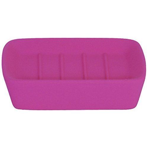 Msv 140934 Haïti Porte Savon Céramique Framboise 11,8 X 8 X 3 Cm