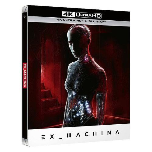 Ex Machina - 4k Ultra Hd + Blu-Ray - Édition Boîtier Steelbook