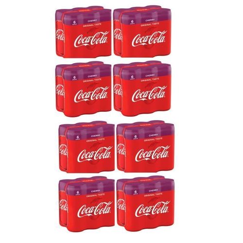 Coca Cola Cherry Pack De 48 Unités De 330ml