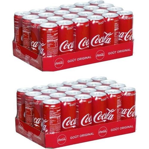 Coca Cola Pack Xxl 48 Unités De 330ml, Canettes Slim