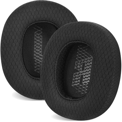Coussinets de rechange en maille pour casque JBL LIVE500BT - tissu maillé et mousse à mémoire de forme