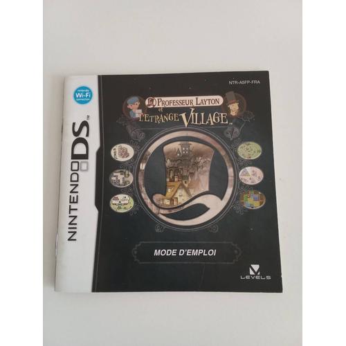 Notice Professeur Layton Et L'étrange Village - Nintendo Ds