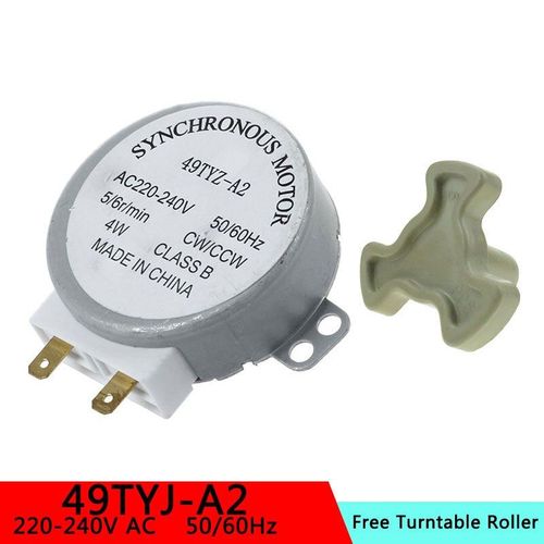 Moteur plateau synchrone, Micro plateau tournant, 49 tyj-a2 AC220-240V 50/60Hz, accessoires de four à micro-ondes, pièces de rechange, embrayage d'accouplement central