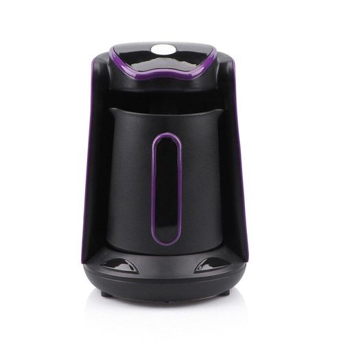 Cafetière turque 220V capacité de préparation de 1 a 4 tasses 100 sans BPA pour une tasse parfaite de café grec turc bleu violet 193F