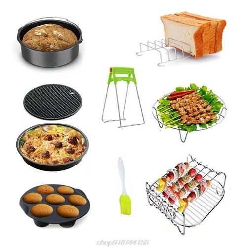 Ensemble d'accessoires pour friteuse à Air 3.2 ? 6.8QT, 9 pièces, pour friteuse à Air Gowise Phillips et Cozyna (6-8 pouces) A08 21, livraison directe