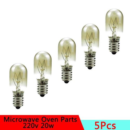 Lot de 5 ampoules E14 pour four à micro-ondes, pièces de rechange pour accessoires de four à micro-ondes, NN-SD987SB NNSD997 NN-SD9