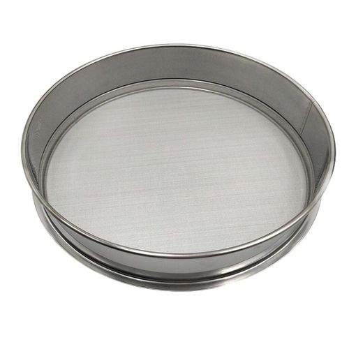Tamis à farine à mailles fines en acier inoxydable, 60 mailles, pour la cuisson du pain, des gâteaux, des grains de café, 12.6 pouces