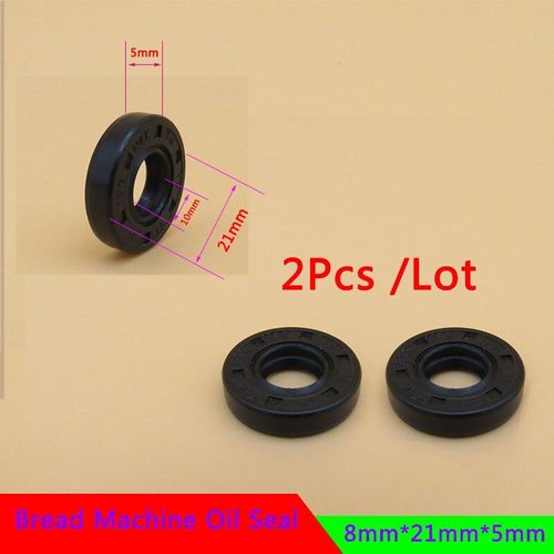 2pcs 10*21*5mm Bague D'étanchéité pour Machine À Pain Machine À Pain boulanger Machine Mélangeur Pièces De Rechange Pièces Détachées Machine À Pain Portable