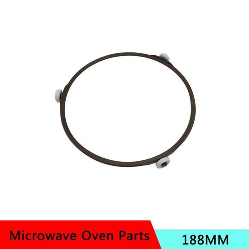 Plateau rond en verre pour four à micro-ondes, diamètre 188mm, pièces en forme d'anneau rotatif, Support de rouleau, anneau de plateau tournant, pièces de four à micro-ondes