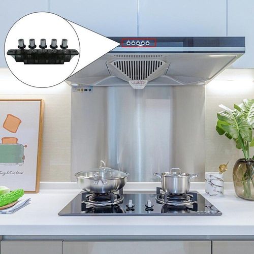 Interrupteur à 5 boutons de rechange pour hotte de cuisinière, accessoire professionnel, Type Piano, AC 250V 4A, CX1303-5