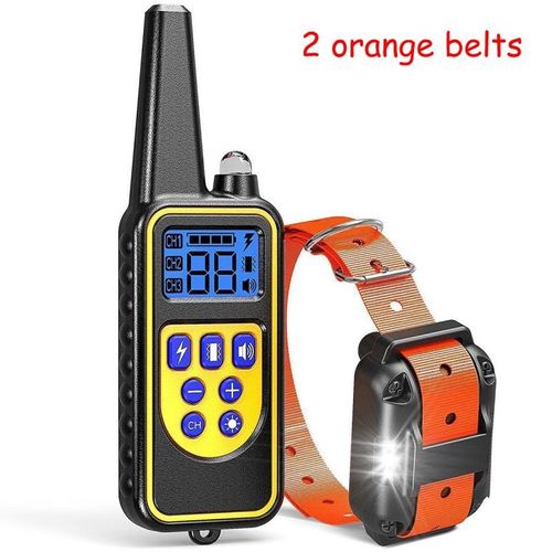 Collier À Choc Électrique Automatique Pour Chien, Dispositif'arrêt Des Aboiements, Entraînement Pour Chiots, 1 Ensemble