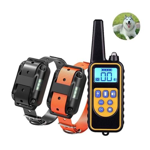 Collier À Choc Électrique Automatique Pour Chien, Dispositif'arrêt Des Aboiements, Entraînement Pour Chiots, 1 Ensemble