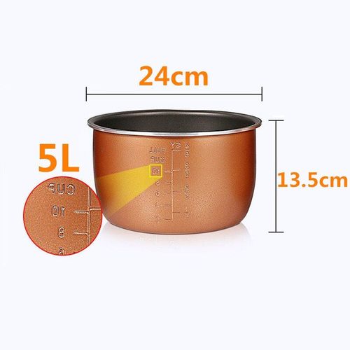 Revêtement De Autocuiseur Électrique 5l, Bol De Multicuiseur, Poêle Antiadhésive, Double Pulvérisation