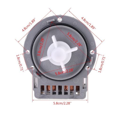 Moteur de pompe de vidange, sortie d'eau, pièces de Machine à laver, pour samsung Midea Little Swan L69D