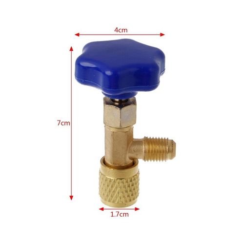 Ouvre-bouteille de robinet de climatisation automatique, SAE 1/4, pour R22, R134a, R410A, gaz réfrigérant Mar28