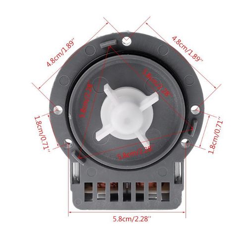 Pompe de vidange, sortie d'eau, moteur, pièces de Machine à laver, pour Samsung LG Midea Little Swan Mar28