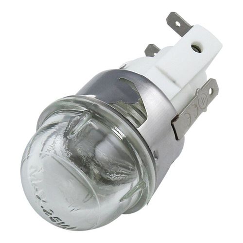 Ampoule de four CPDD, Base de lampe de micro-ondes 25W, tête ronde/tête plate, verre trempé, tension 110V/250V, résistant à la chaleur