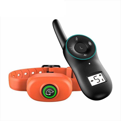 Pour 1 Ensemble De Chiens - Collier Électrique Antichoc Pour Chien, Étanche, Rechargeable, Télécommande De 1300 Pieds, Anti Aboiement, Fournitures Pour Chiots