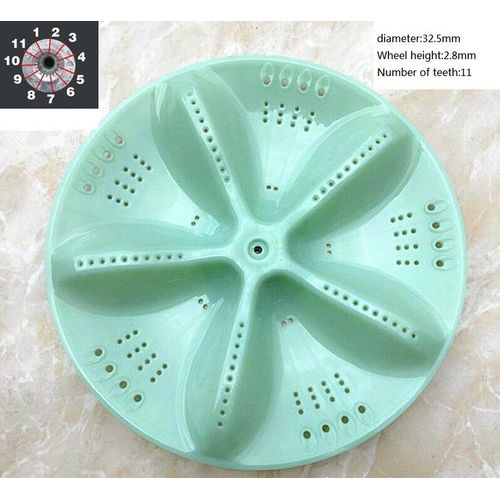 Turbine de lave-linge, plateau tournant, Turbine 32.5cm châssis accessoires pour SIEMENS XQB60-65S
