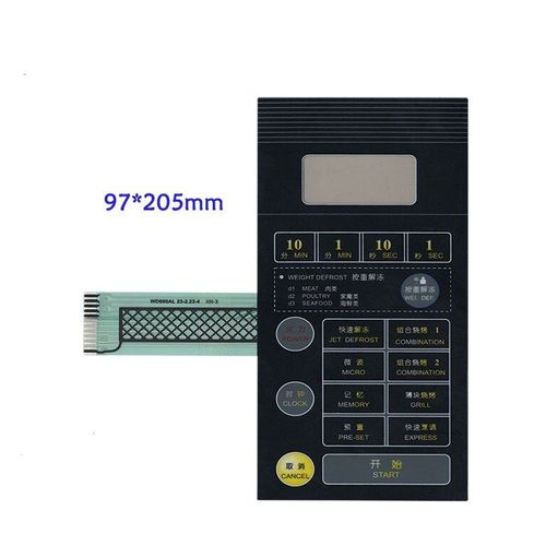 Panneau de commande pour four à micro-ondes, interrupteur à Membrane tactile WD900B WD900ASL23-2 pour Galanz