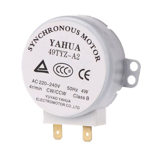 Moteur pour micro-ondes CW/CCW 4 W 5/6 RPM AC 220-240V, Table rotative synchrone 49TYZ-A2 # Y05 # C05 #1 pièce