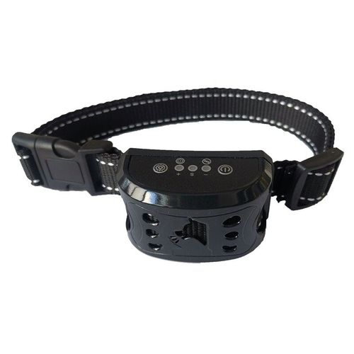 Noir Brillant - Colliers En Aboiement Pour Chiens, Rechargeables, Avec Bip, Vibration, Choc, Pour Petits Et Grands Chiots, 13me