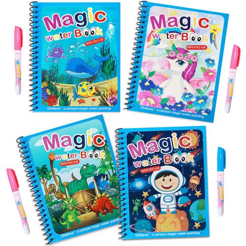Livre magique de dessin à l'eau pour enfants, livre de coloriage