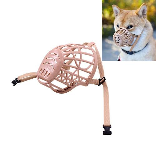 Masque Buccal En Plastique Souple Pour Chien, Petit Et Grand Gabarit, Anti Aboiement, Golden Retriever, Cage Ajustable, Fournitures Pour Animaux De Compagnie