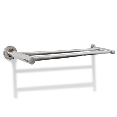 Porte Serviettes Double - Barre Fixe 2 Tubes