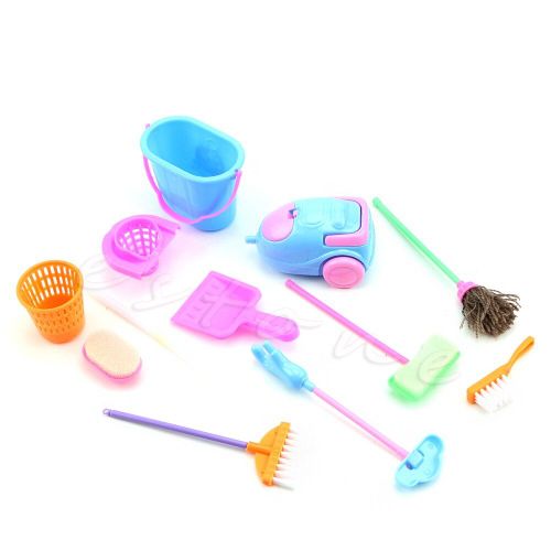 Kit De Nettoyage Pour Meubles De Maison, 9 Pièces/Ensemble, Pour Poupée Barbie, Livraison Directe, Sep25
