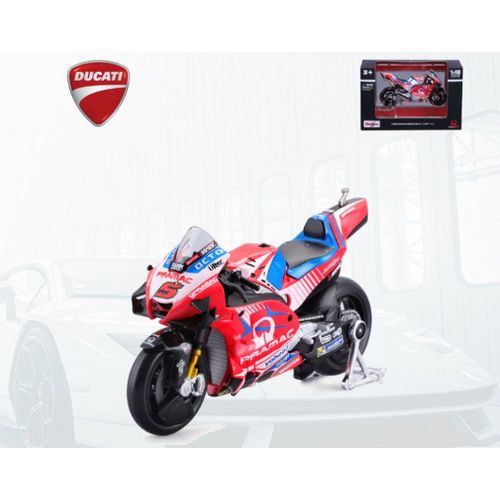 Véhicules Miniatures Die Cast 1/18 Moto Gp Racing - 2022 Ducati Pramac #5 Johann Zarco